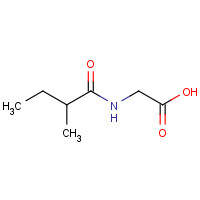 52320-67-9 2-Methylbutyrylglycine chemical structure