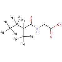 1219798-77-2 2-Methylbutyrylglycine-d9 chemical structure