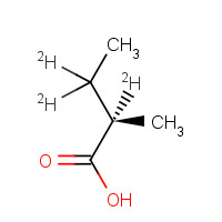 1346617-08-0 (R)-2-Methylbutyric Acid-d3 chemical structure