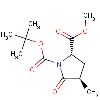 196394-49-7 Methyl (2S,4R)-1-(tert-butoxycarbonyl)-4-methylpyroglutamate chemical structure
