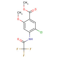 447438-06-4 Methyl 5-Chloro-2-methoxy-4-trifluoroacetamidobenzoate chemical structure