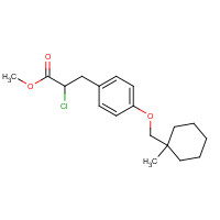 85003-07-2 Methyl 2-Chloro-3-[4-(1-methylcyclohexylmethoxy)phenyl] Propionate chemical structure