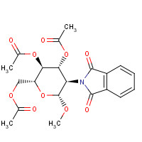 76101-13-8 Methyl 2-Deoxy-2-N-phthalimido-3,4,6-tri-O-acetyl-b-D-glucopyranoside chemical structure