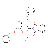97242-79-0 Methyl 3,6-Di-O-benzyl-2-deoxy-2-N-phthalimido-b-D-glucopyranoside chemical structure
