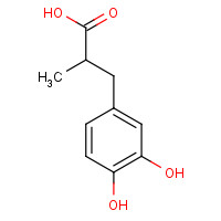 53832-94-3 a-Methyl-3,4-dihydroxyphenylpropionic Acid chemical structure