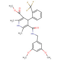 887406-99-7 Methyl 1,4-Dihydro-2,6-dimethyl-4-(2'-trifluoromethyl)phenyl-pyridine-3-carboxylate-5-(3,4-dimethoxyphenyl)methyl Carboxamide chemical structure