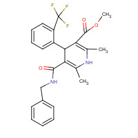 887407-01-4 Methyl 1,4-Dihydro-2,6-dimethyl-4-(2'-trifluoromethyl)phenyl-pyridine-5-carboxylate-3-phenylmethyl Carboxamide chemical structure