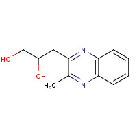42015-36-1 2-Methyl-3-(2',3'-dihydroxypropyl)quinoxaline chemical structure