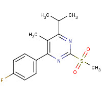 799842-06-1 Methyl 4-(4-Fluorophenyl)-6-isopropyl-2-(methylsulfonyl)pyrimidine-5-carboxylate chemical structure
