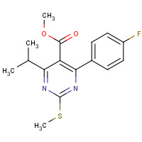 160009-35-8 Methyl 4-(4-Fluorophenyl)-6-isopropyl-2-(methylthio)pyrimidine-5-carboxylate chemical structure