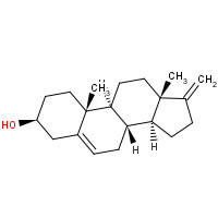 846-44-6 17-Methylene-5-androsten-3b-ol chemical structure