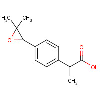 75626-00-5 2-[p-(2-Methyl-1,2-epoxypropyl)phenyl]propionic Acid chemical structure