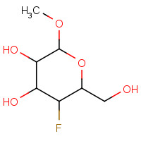 56926-53-5 Methyl 4-Deoxy-4-fluoro-a-D-glucose chemical structure
