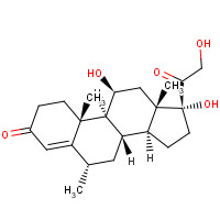 1625-39-4 6a-Methyl Hydrocortisone chemical structure