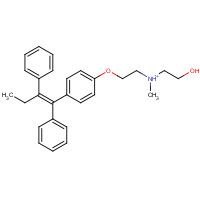 77214-91-6 N-Methyl-N-(2-hydroxyethyl) Tamoxifen chemical structure