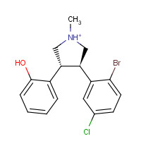 1000890-02-7 trans-N-Methyl-3-(2-hydroxyphenyl)-4-(2-bromo-5-chlorophenyl)pyrrolidine chemical structure
