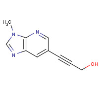 1171920-73-2 3-(3-Methyl-3H-imidazo[4,5-b]pyridin-6-yl)-2-propyn-1-ol chemical structure