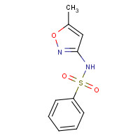 13053-79-7 N-(5-Methyl-3-isoxazolyl)benzenesulfonamide chemical structure
