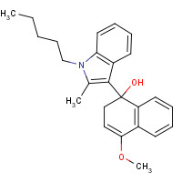 316189-74-9 2-Methyl-1-pentyl-3-(4-methoxynaphthoyl)indole chemical structure