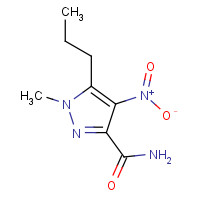 247583-72-8 1-Methyl-4-nitro-5-propyl-1H-pyrazole-3-carboxamide chemical structure