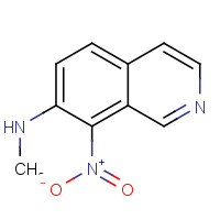 148556-87-0 N-Methyl-8-nitro-7-isoquinolinamine chemical structure