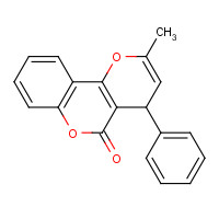 15151-14-1 rac-2-Methyl-4-phenyl-4H-pyrano[3,2-c]benzopyran-5-one chemical structure