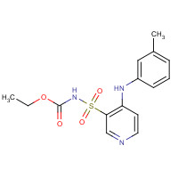 72810-57-2 [[4-[(3-Methylphenyl)amino]-3-pyridinyl]sulfonyl]carbamic Acid Ethyl Ester chemical structure