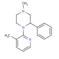 191546-94-8 4-Methyl-1-(3-methyl-2-pyridinyl)-2-phenylpiperazine chemical structure
