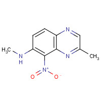 78411-55-9 2-Methyl-7-methylamino-8-nitro-quinoxaline chemical structure