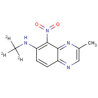 1020718-63-1 2-Methyl-7-methylamino-d3-8-nitro-quinoxaline chemical structure