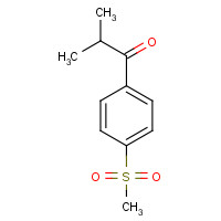 53207-59-3 2-Methyl-1-[4-(methylsulfonyl)phenyl]-1-propanone chemical structure