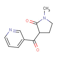 125630-28-6 (R,S)-1-Methyl-3-nicotinoylpyrrolidone chemical structure
