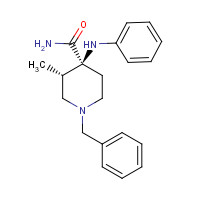 147292-26-0 cis-3-Methyl-4-(phenylamino)-1-(phenylmethyl)-4-piperidinecarboxamide chemical structure