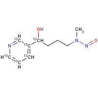 1189877-28-8 4-(Methylnitrosamino)-1-(3-pyridyl)-1-butanol-1,2',3',4',5',6'-13C6 chemical structure