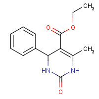 5395-36-8 6-Methyl-2-oxo-4-phenyl-1,2,3,4-tetrahydro-pyrimidine-5-carboxylic Acid, Ethyl Ester chemical structure
