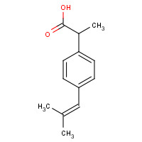 75625-99-9 2-[4-(2-Methylpropenyl)phenyl]propionic Acid chemical structure