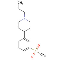 346688-38-8 4-(3-Methylsulfonylphenyl)-1-propylpiperidine chemical structure