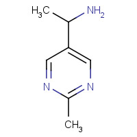 1071435-99-8 1-(2-Methylpyrimidin-5-yl)ethanamine chemical structure
