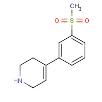 346688-58-2 4-[3-(Methylsulfonyl)phenyl]-1,2,3,6-tetrahydropyridine chemical structure