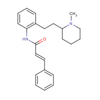 951155-18-3 (2E)-N-[2-[2-(1-Methyl-2-piperidinyl)ethyl]phenyl]-3-phenyl-2-propenamide chemical structure