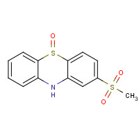 23503-67-5 2-(Methylsulfonyl)phenothiazine 5-Oxide chemical structure