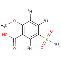 123958-85-0 2-Methoxy-5-sulfamoylbenzoic Acid-d3 chemical structure