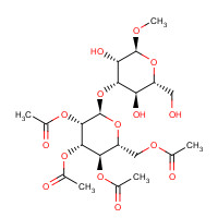 71978-78-4 Methyl 3-O-(2',3',4',6'-O-Tetraacetyl-a-D-mannopyranosyl)-a-D-mannopyranoside chemical structure