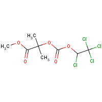 160651-93-4 2-Methyl-2-[[(1,2,2,2-tetrachloroethoxy)carbonyl]oxy]propanoic Acid Methyl Ester chemical structure