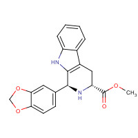 171596-42-2 (1S,3R)-Methyl-1,2,3,4-tetrahydro-1-(3,4-methylenedioxyphenyl)-9H-pyrido[3,4-b]indole-3-carboxylate chemical structure