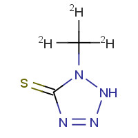 345909-96-8 N-Methyl-5-tetrazolethiol-d3 chemical structure