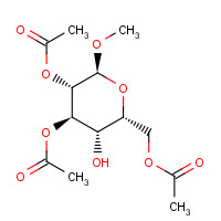 18031-51-1 Methyl 2,3,6-Tri-O-acetyl-a-D-glucopyranoside chemical structure