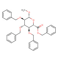 4356-83-6 Methyl 2,3,4-Tri-O-benzyl-b-D-glucuronic Acid, Benzyl Ester chemical structure