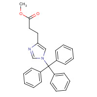 102676-60-8 Methyl 3-(1-Tritylimidazol-4-yl) Propionate chemical structure