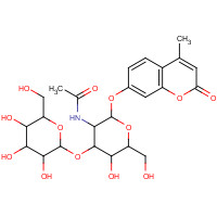 210357-36-1 4-Methylumbelliferyl 2-Acetamido-2-deoxy-3-O-(b-D-galactopyranosyl)-a-D-galactopyranoside chemical structure